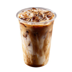 Iced coffee drink in clear cup (2)