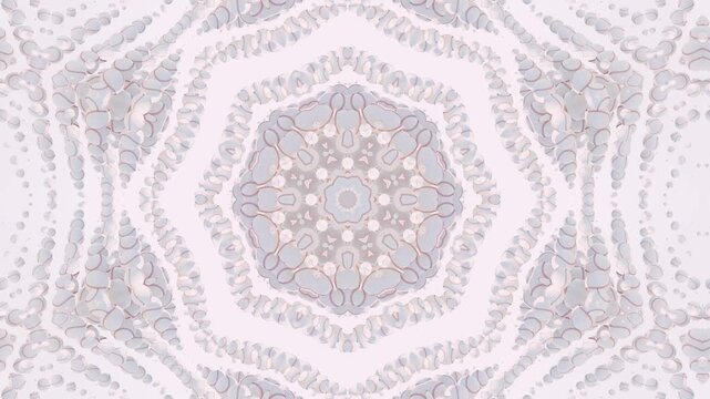 Stunning 3D Kaleidoscope Patterns: A Mesmerizing Abstract Mandala Mosaic Featuring Ornamental Symmetry and Captivating Visual Backgrounds for Marketing Videos
