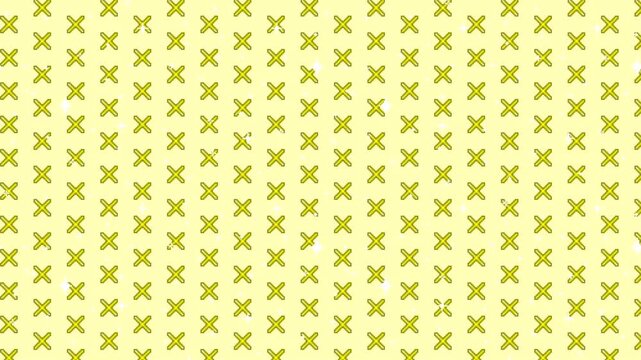 Pixel art cross mark pattern Looping animated background. 1080P (3)