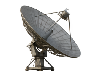 satellite dish on a white background