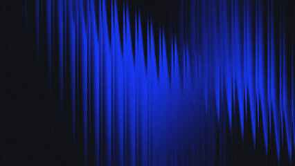 Blue wave fractal glass gradient blurred background, abstract transparent glass trendy wallpaper grainy noise texture.	