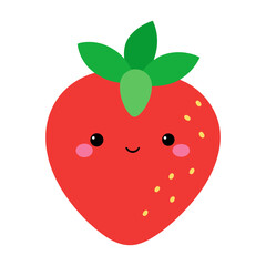 vector illustration of a strawberry