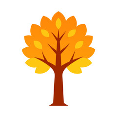 autumn tree vector