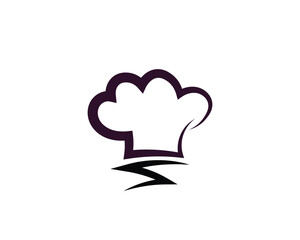 chef logo classical cook catering vector design