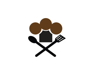 chef logo classical cook catering vector design