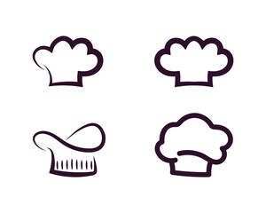 chef logo classical cook catering vector design