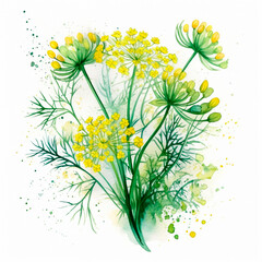 seamless bouquet of yellow flowers