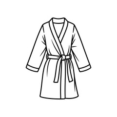 Bathrobe Icon &ndash; Relaxation and Spa Wear Symbol for Clothing, Home, and Comfort