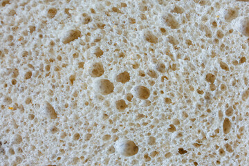fresh bread crumb texture сlose-up