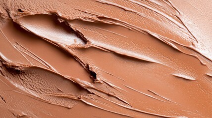 Creamy texture caramel brown color. Generative AI