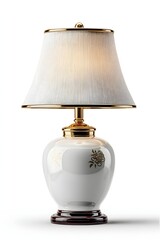 3D table lamp isolated on white background