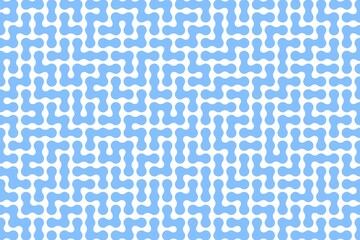 Black and white abstract background with labyrinth, puzzle, metaball, maze, liquid pattern. Seamless geometric pattern. Abstract geometric texture wallpaper. Design for fabric,