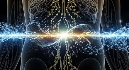 Human Nervous System Anatomy Diagram.