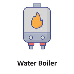 Fototapeta premium Electric heating Vector icon which can easily modify or edit