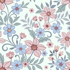 Obraz premium Flowers pattern1565