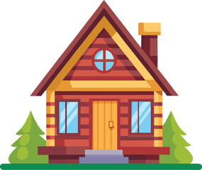 Wooden cottage