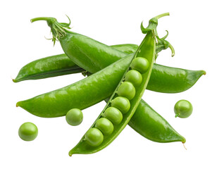 Green Pea on Transparent Background