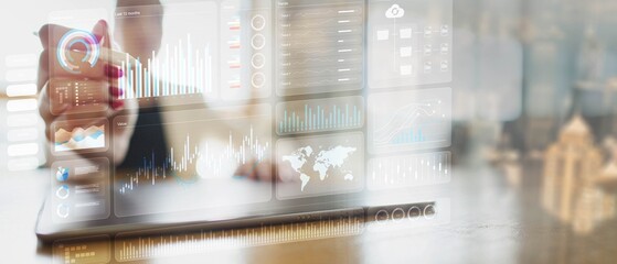 Interactive Digital Dashboard for Financial and Performance Analytics.
