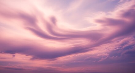 Fototapeta premium Beautiful Pink Cloudscape.