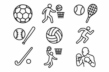 Popular Sport Icon Objects