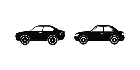 Fototapeta premium car silhouette vector illustration