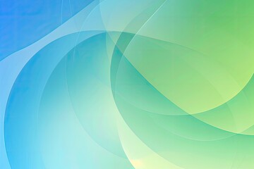 Abstract waves blend green to blue modern wallpaper design or a fresh website banner