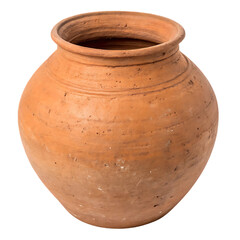 Emblematic symbol of simplicity, ideal for rustic or traditional designs, rustic kitchen decor, gardening concept, pottery crafting illustrations.