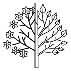 Abstract geometric design with vibrant color palette