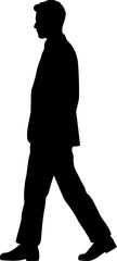 Design of walking man draw