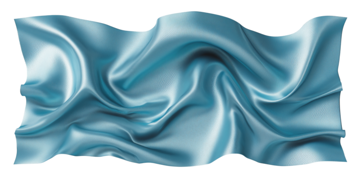 isolated long rectangular neoprene banner