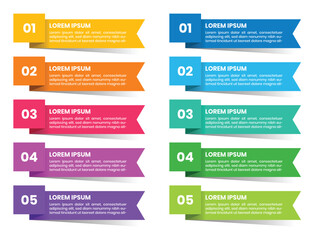 Minimalist Modern Numbering Infographic Steps