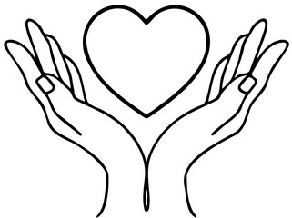 hands with heart