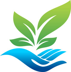 happy people vegetarian green leaf logo on green leaf icon