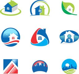 set of real estate icons
