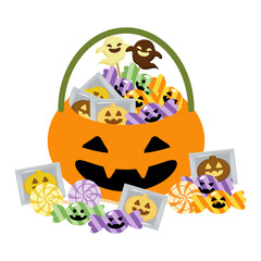 ハロウィンバスケット　halloween basket
