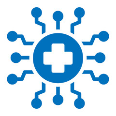 medical research ai icon