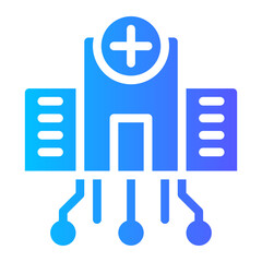 ai hospital icon