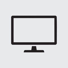 Desktop Monitor Icon (Outline)