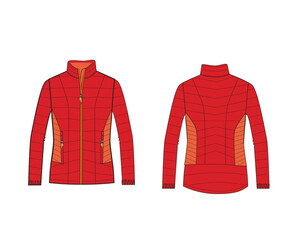 outdoor women two layer wind breaker inner © 양 진옥