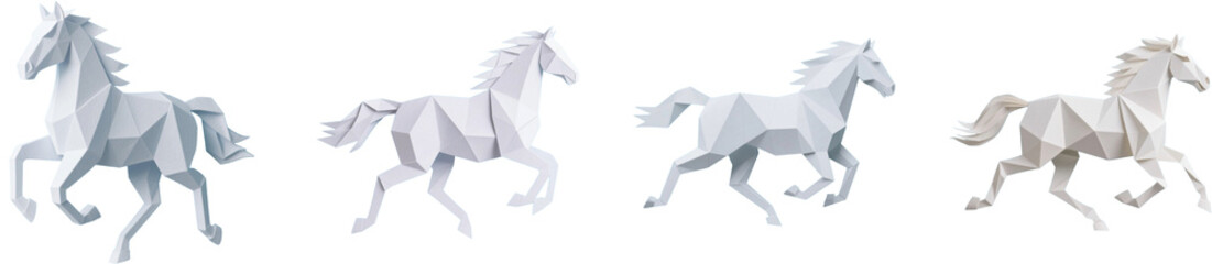 Obraz premium 動物 生き物 ペーパークラフト