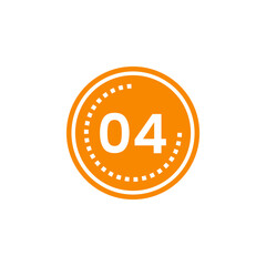 Number icon vector illustration. Infographic number icon vector. number icon vector