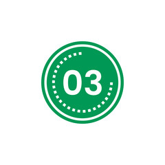 Number icon vector illustration. Infographic number icon vector. number icon vector