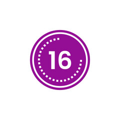 Number icon vector illustration. Infographic number icon vector. number icon vector