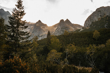 High Tatras mountains in Slovakia &ndash; scenic alpine landscape