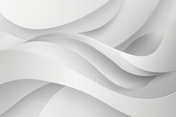 Abstract White Waves Background for Graphic Design or Web Design Backdrop