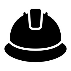 helmet glyph icon