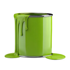 green paint can