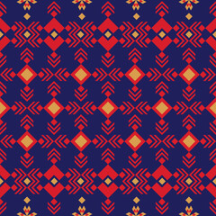 red and black seamless pattern