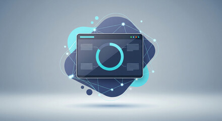 Modern digital technology interface showcasing innovative software cybersecurity cloud computing data analysis and connectivity solutions for global digital transformation