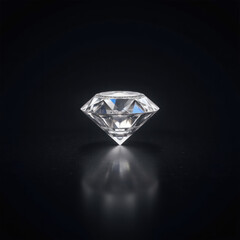 Sparkling Diamond on Black
